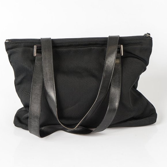 Vintage large Gucci purse - nylon and leather - Picture 5 of 8